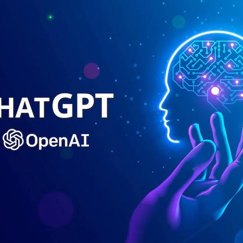 64148ed756708f9b82464c96 image of hand holding an ai face looking at the words chatgpt openai